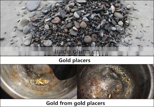 Gold mining plant for ore dressing by flotation cell