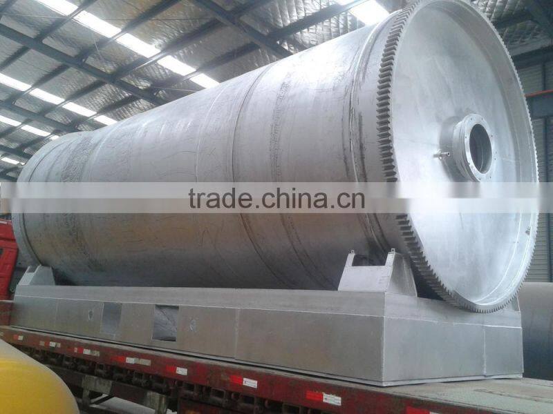 Environmental Friendly City Waste Refining Plant Pyrolysis Waste Plastic,Tyre and Rubber To Fuel Energy