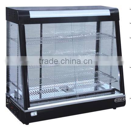 Disktop -type refrigeration glass display cabinet showcase for food machinery