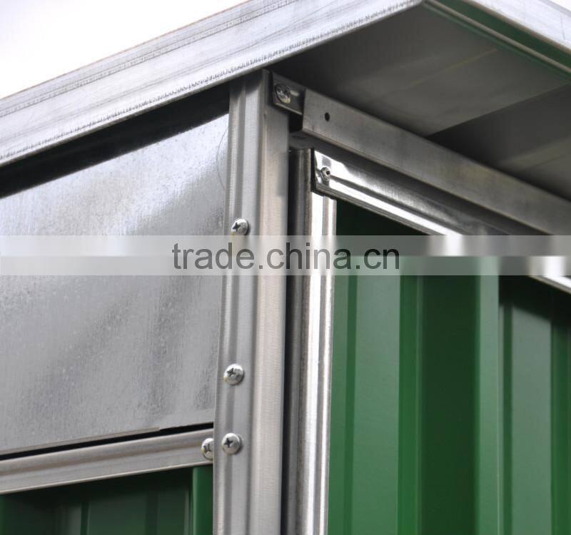 2016 new design 8ft*6ft home&garden used steel garden shed