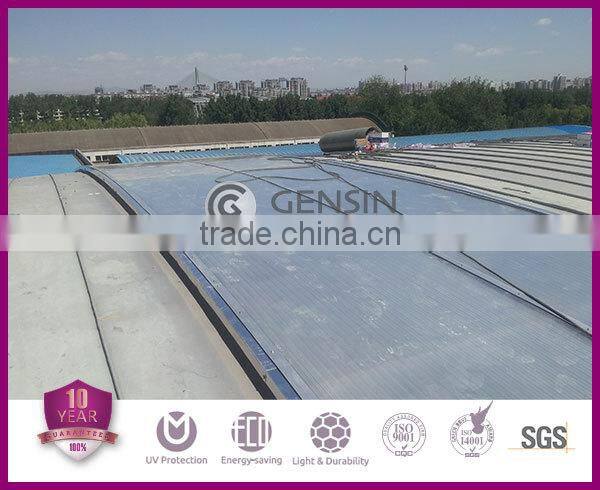 Haining 10mm W structure U-lock polycarbonate sheet 10-year quality guarantee