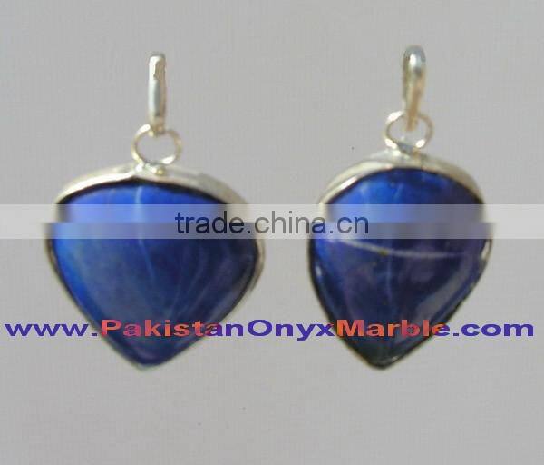 STERLING SILVER PENDANTS LAPIS LAZULI JEWELRY