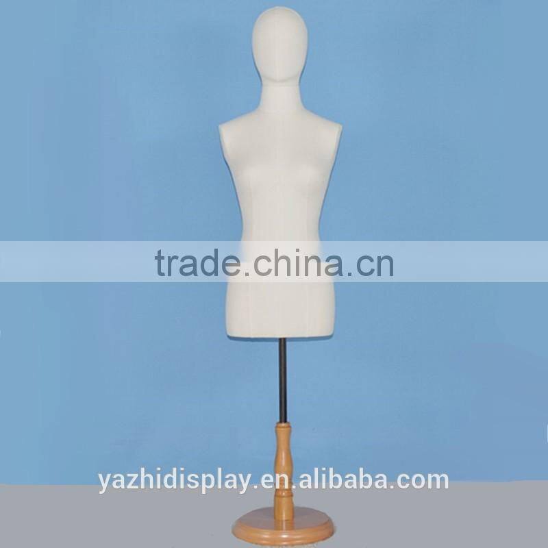 Fashion female mannequin With fabric covered for dressing display