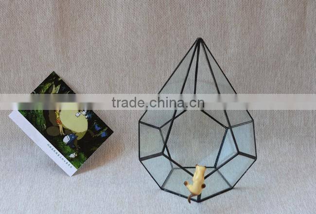 Glass vases terrarium ornament indoor plant greenhouse handblown glass terrarium