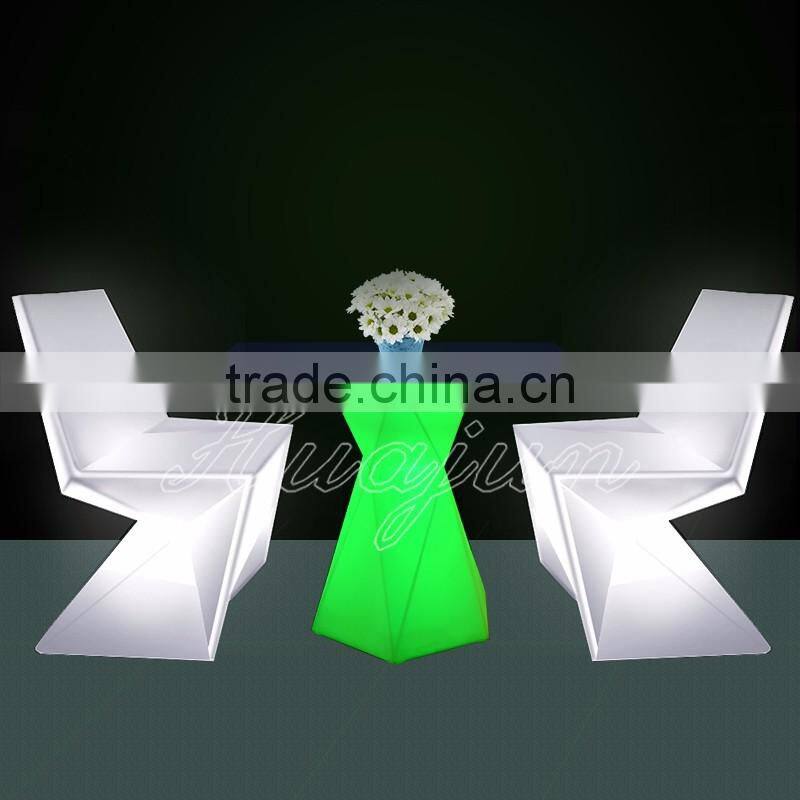 Decorative waterproof led bar stools/KTV party stools/Light Up led Bar Stool& led stools like table