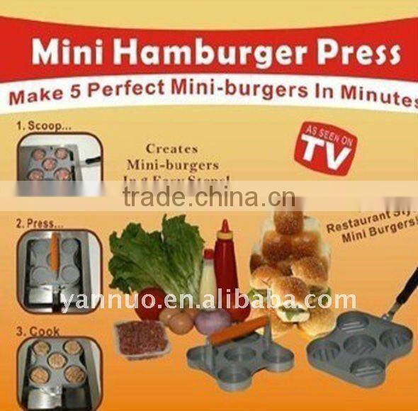 5 Slider mini hamburger press,burger tools