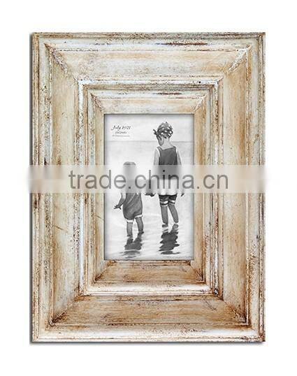 Straw Deco MDF Single Picture Frame