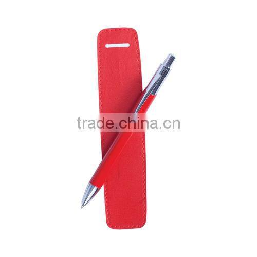High quality metal ball pen with pen pouch