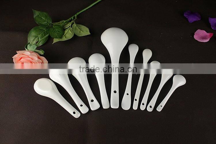 China factory suppliers porcelain coffee tea soup anti-shake spoon