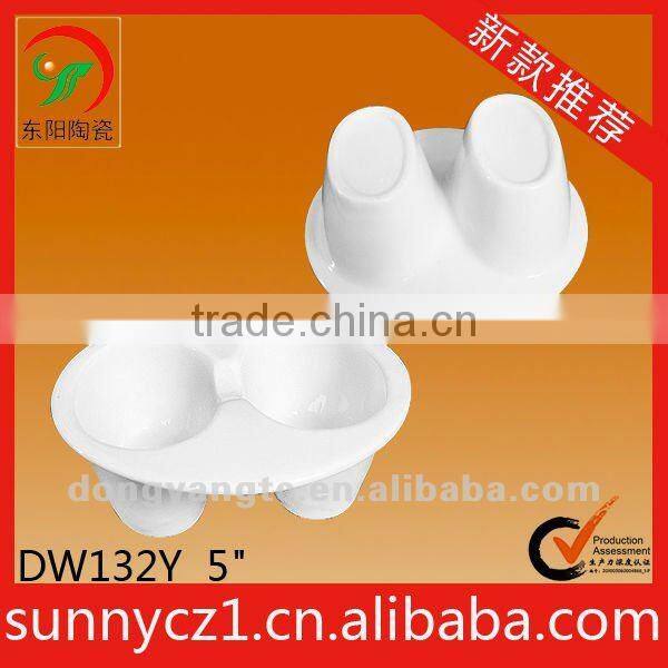 Factory direct wholesale 5 Inch custom logo ceramic snack bowl