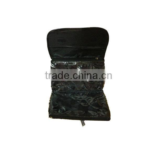 High quality polyester folding cosmetic bag