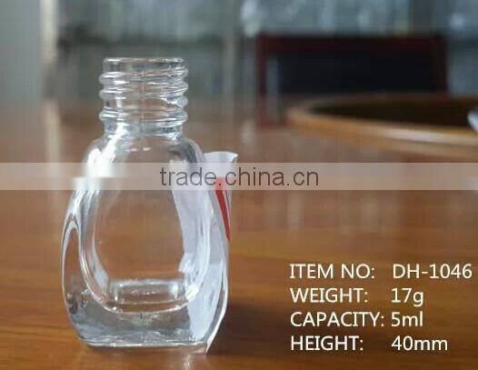 Mongolian yurt shaped nail polish glass bottle