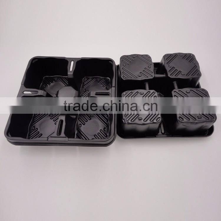 High quality custom accept pvc/pp/pet/ps fruit vegetable blister packaging plastic fruit tray