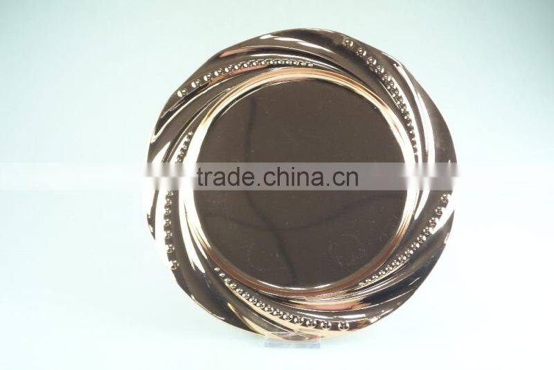 cheap metal cake and fruit dinner dishes&plate in stock