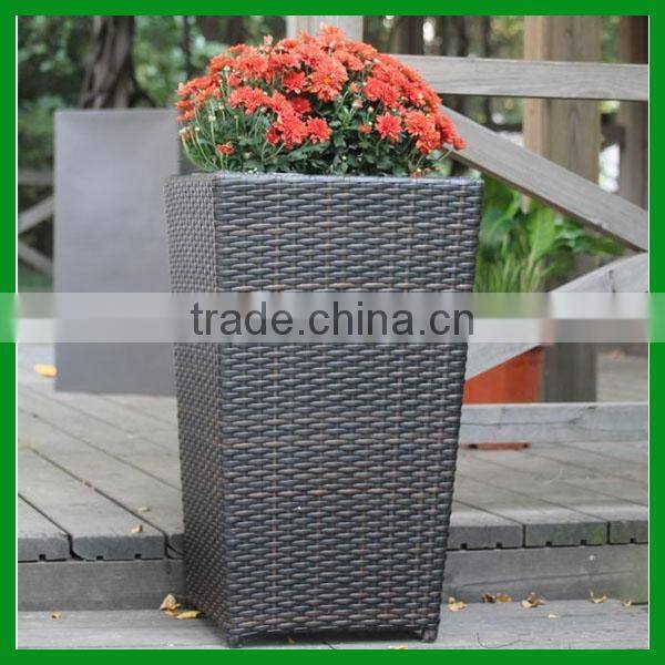 FO-9406 Synthetic Rattan Decorative Planter