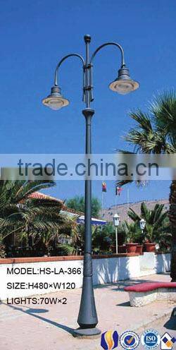 outdoor cast iron park lamp post