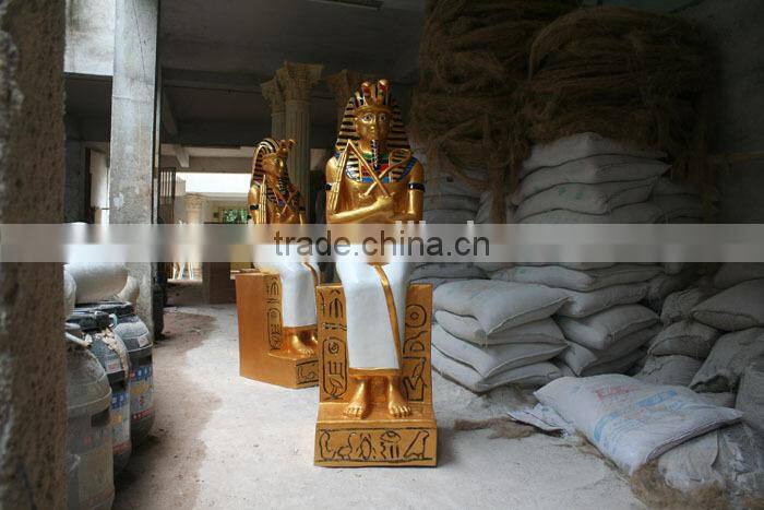The Egypt style resin fiberglass large Egypt primitive man statue