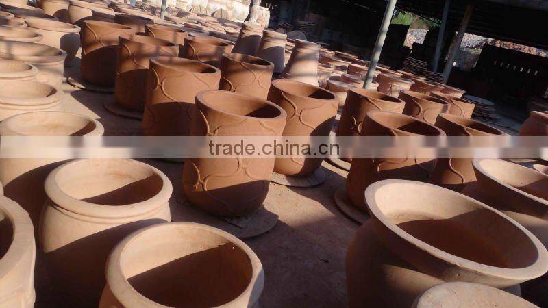 Big Old stone flower pots