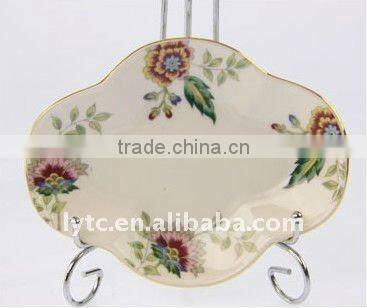 4pcs flower design Ceramic bathroom set
