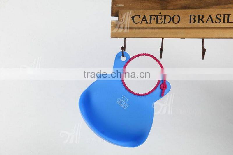 Wholesale Colorful Baby Bib Silicone Baby Bib Customized