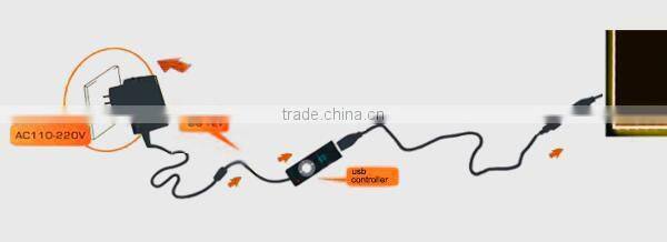 Semi-outdoor tempered glass panel LED writing board illuminated LED message board restaurant LED advertising board