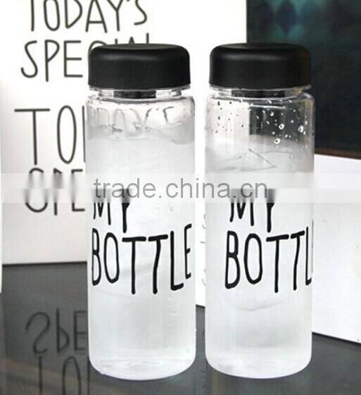 BPA free USA import material tritan plastic water bottle travel drinking bottle