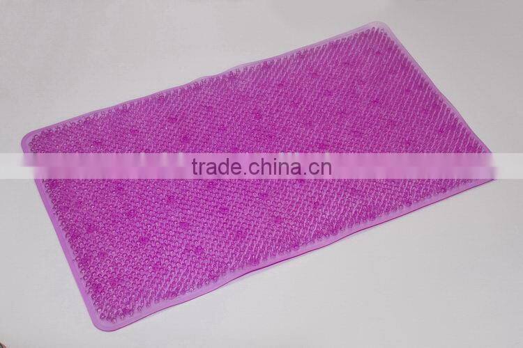 Bottom price wood grain custom pvc thin bath mat