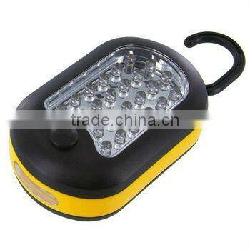 24+3LED led magnetic work light with hook