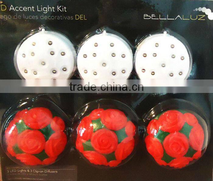 3'' Rose Petal LED night lighs