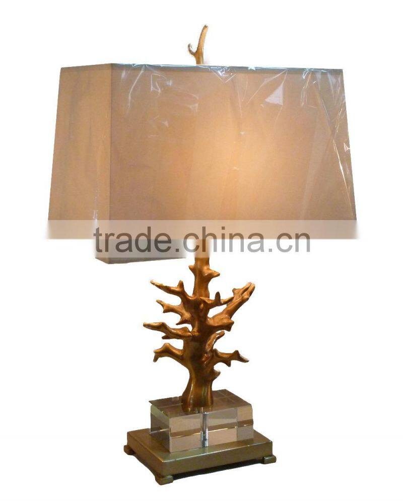BISINI Antique Bronze Tree Table Lamp