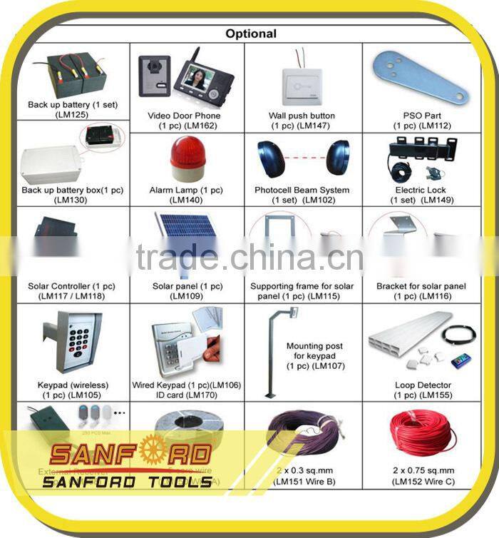 Automatic Single Swing Gate Operator For One Leaf Swing Door