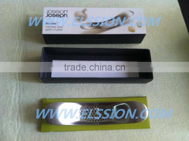 Stainless steel Garlic Press/ Garlic Crusher/ Garlic Rocker As Seen On TV