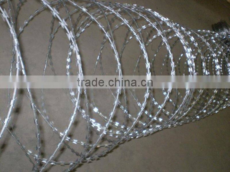 PVC coated barbed iron wire