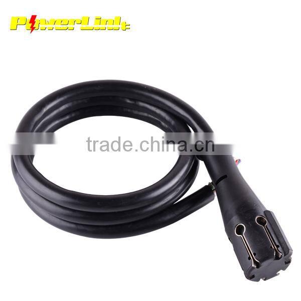 S30075 7 Way Trailer Cord RV Camper Connector Cable with Molded Plug