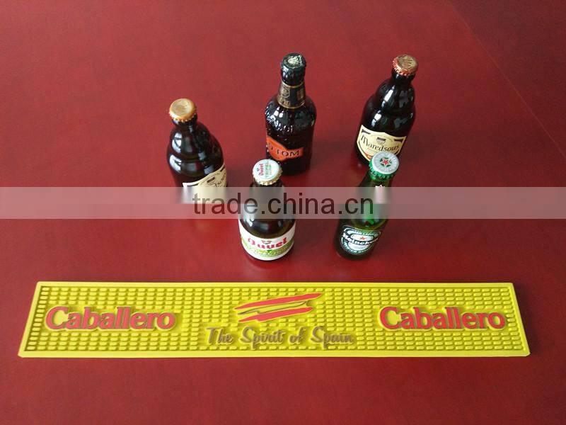 New promotional non slip pvc wine bar mat with LOGO