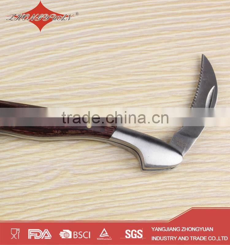 Stainless steel bottle opener wine corkscrew for promotional gift