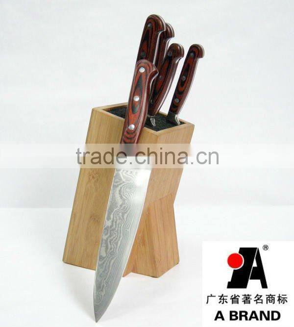 high quality damascus steel kitchen knife set