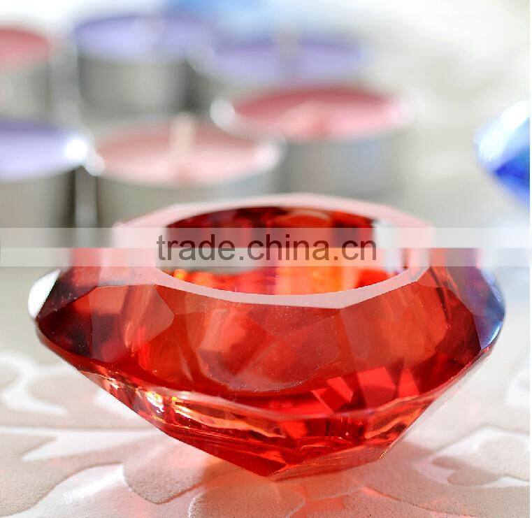 Crystal Candlesticks for Wedding Vintage Wedding Decoration Candle Stand for Home Decoration