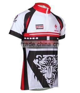 china custom coolmax 1/4 zip cycling jersey
