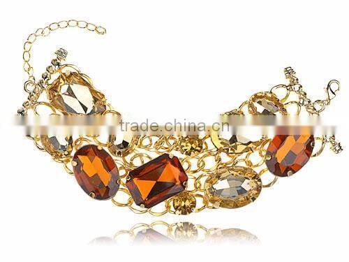 Topaz good quality octagon facets crystal fancy stone for ornaments