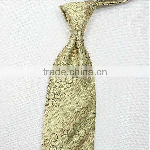 HD-7T75 Fashionable handmade woven pattern Silk seven fold neck tie OEM available