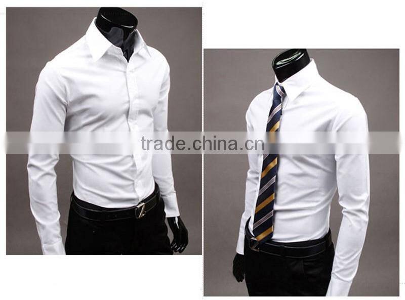 SZXX Latest Casual Formal Shirt Pattern For Men Slim Fit Shirt