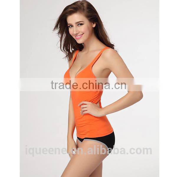 2015 No Rims With Chest Pad Deep V-neck One-Piece Sexy Vest harness