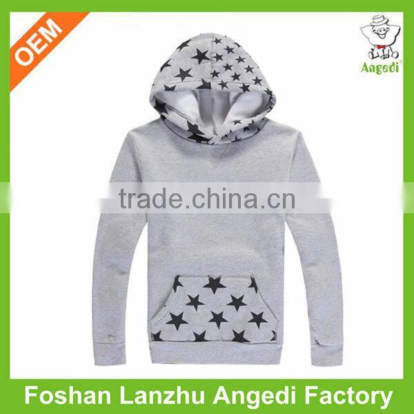 Hot selling children wear korean snowboard tall hoodies