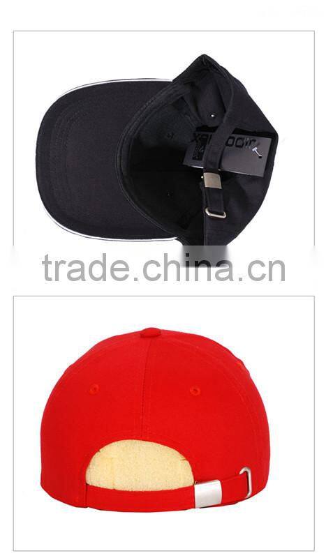 Navy blue 7*7 100%cotton brush cotton cap in high qualtity with embroidered logo