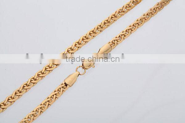 Simple fashion thick link chain necklace