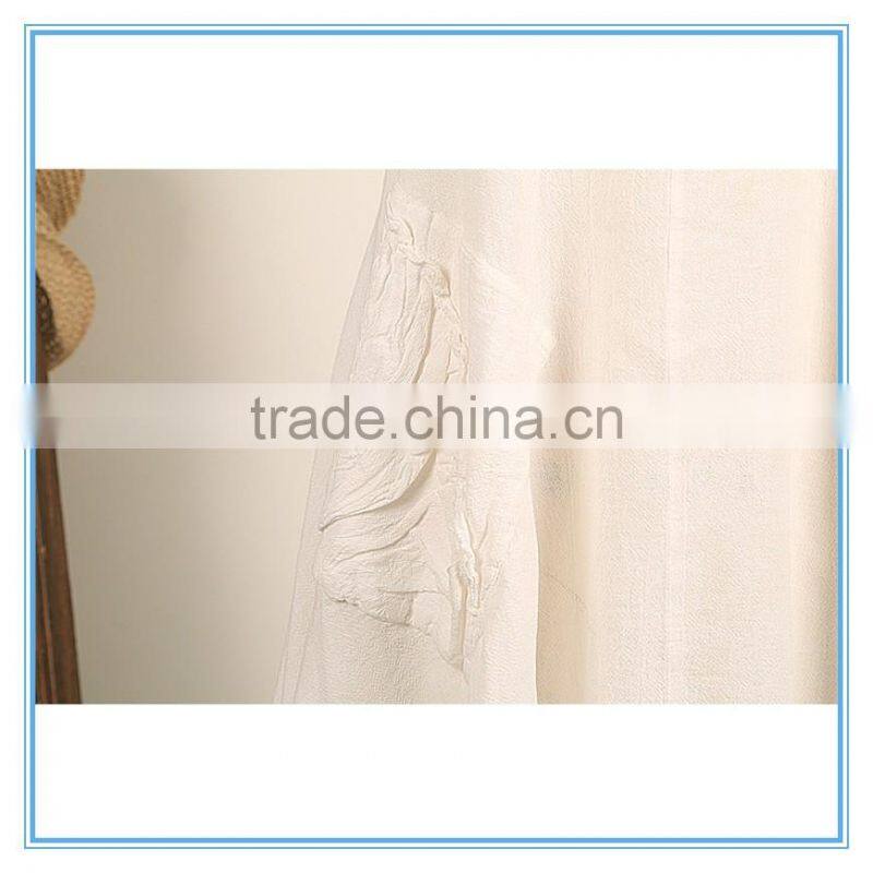 Summer Women Elegant Sleeveless Linen Cotton Asymmetrical Beach Dress