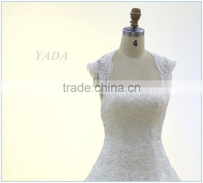 Backless Embroidery Lace Sweetheart Wedding Dress Bridal