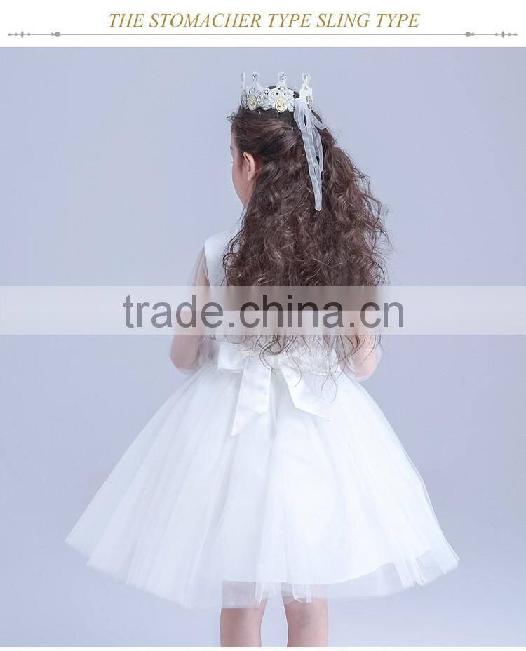 new top quality satin girls dresses children frocks designs of girl dress