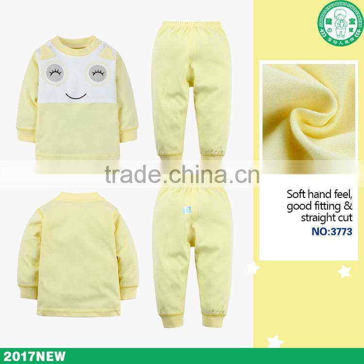 Hot selling children clothing set baby pajamas kids wear with OEM Branded